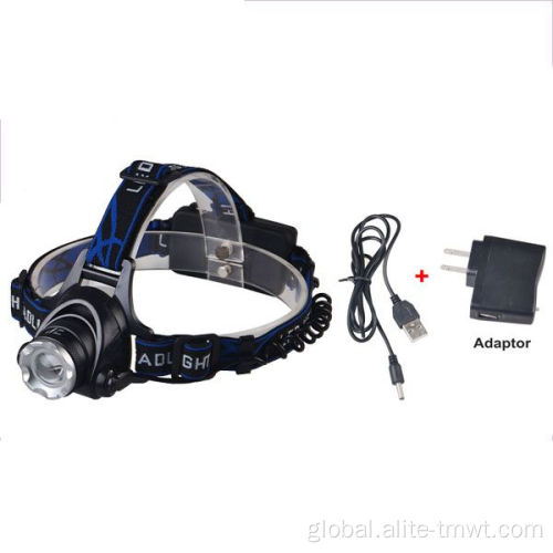 Zoom Fishing Headlamp Zoomable adjustable focus light rechargeable 800 lumens T6 led fishing headlamp Manufactory